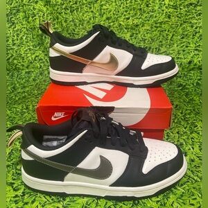 Nike Dunk Low SE (GS) Off Noir Metallic Pewter - 5Y